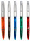 5 Stück Jinhao 51A Kunststoff Füllfederhalter Set, transparent, Vielfalt Farbe (blau, grün, grau, orange, rot)