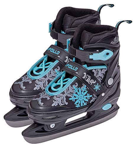 Apollo Ice Skates X Pro | verstellbare Schlittschuhe für Damen, Kinder und Jugendliche | schicke Eislaufschuhe Damen, 3 Größen (31 bis 42) | Schlittschuhe Kinder