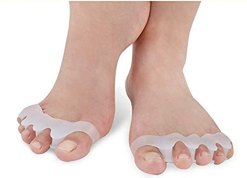 2 Pezzi Separatore dita piedi, correttore alluce valgo, divisore dita a martello