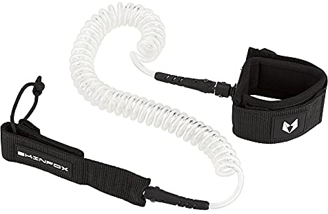 SKINFOX Leash SUP Fussleine Coiled Leine für Stand Up Paddle Board und Surfboard