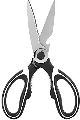 Natudeco Tijeras Multiusos Tijeras para Uso Doméstico Tijeras De Cocina Multifuncionales Tijeras para Tela Tijeras De Acero Inoxidable Tijeras Artesanales para Ropa De Cocina Tela