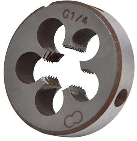 Gewindeschneideisen G1/4, Legierter Stahl, 5 Löcher, Hochpräzises Werkzeug Zum Gewindeschneiden von Rohren [professionelle Verwendung]