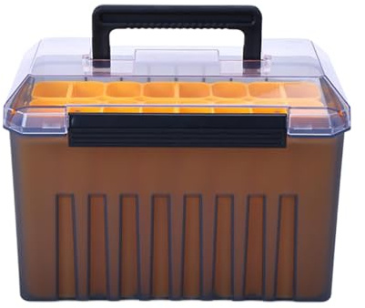 Boîte à leurres de pêche – Boîte à leurres résistante à l'usure, organiseur à couvercle transparent | Mallette de rangement Portable pour matériel de pêche, boîte de séparation d'appâts pour équipemen