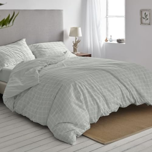 Burrito Blanco | Fundas nórdicas de Velvelina® | Cama de 150 a 160cm. (+Medidas Disponibles) | Diseño 008 | Color Salvia (150-160x190/200cm.)