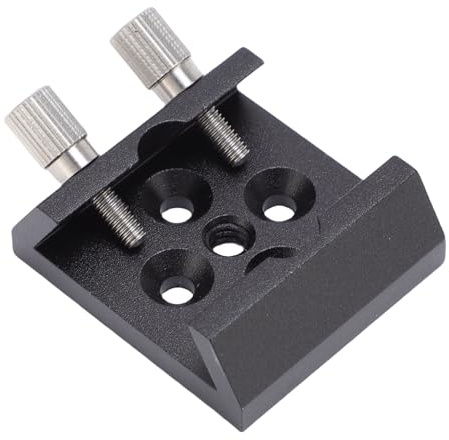 Jectse Justerbar Metall Aluminiumteleskop Finder -konsol, Hög Hållfasthet 20 Kg Lastkapacitet Finderscope Montafest, Double Finder Mount Bracket Dovetail Base