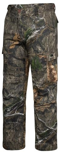 Mossy Oak Pantaloni da Caccia da Uomo Cotton Mill 2.0, Country Dna, XL