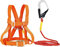 Btstil Safety Harness Kits, Safety Fall Arrest Harness Full Body Height Fall Protection Safety Harness Aerial Work Fall Protection Rescue Harness Adjustable Belt with Hook (Big Buckle 5 m)