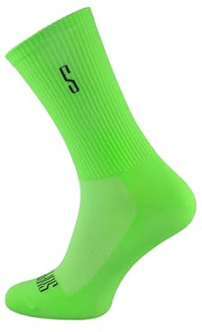 SUPPORT LineS Calze da Ciclismo ad Alte Prestazioni a Costine Traspiranti e Traspiranti con Vestibilità Elastica per Escursionismo, Camminate, Arrampicata, Equitazione e Ciclismo, 10-11