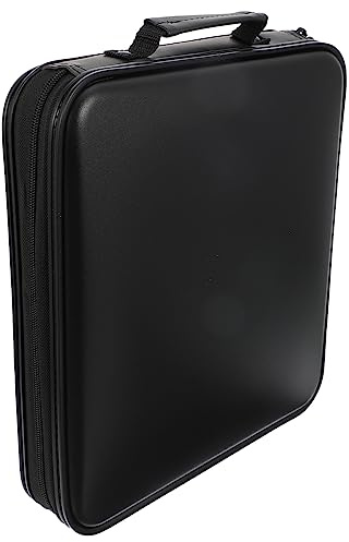 TOGEVAL Bolsa Porta CD de Gran Capacidad para 160 Discos, Material No Tejido y Pp, Resistente para Organizar Cds en Viajes Casa
