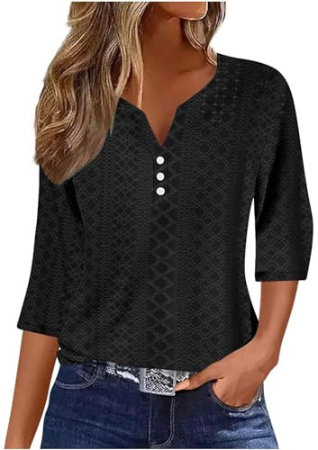 Tunic Tops Ladies Summer Tees Half Sleeve V Neck Casual Shirts White Tops Pleated Floral Printed Tunic Blouse Shirts