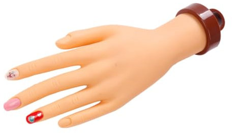 HAPINARY Modèle De Main Artificielle Pour Pratique Manucure Et Outil De Nail Art Main Entraînement Manucure