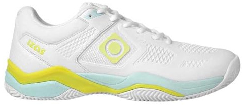 Izas Rockford Calzado de Pádel Unisex. Zapatillas Deportivas Cómodas y Resistentes. Color Blanco