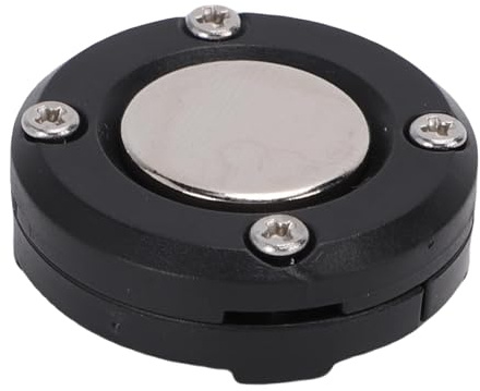 Sxhlseller Soporte Magnético para Montaje en Coche con Micrófono de Radio Móvil, Clip de Suspensión de Micrófono CB para K MC 30 32 35 36 TM471A, Colgador de CB con Parte (Black)