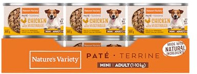 Nature's Variety - Paté para Perros Adultos Mini con Pollo 12 x 200g