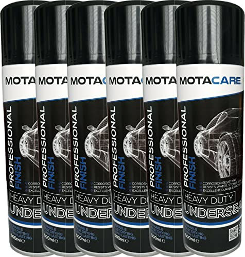 Motacare® Underseal Spray Heavy Duty Underbody Protection Seal Underguard Paint 500ml (6)