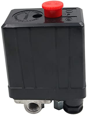 Hsthe Sea Air Compresor Interruptor de presión Control de presión de cuatro vías Válvula de presión ajustable Interruptor Presión de servicio pesado Regulador mecánico Bomba de aire Accesorio