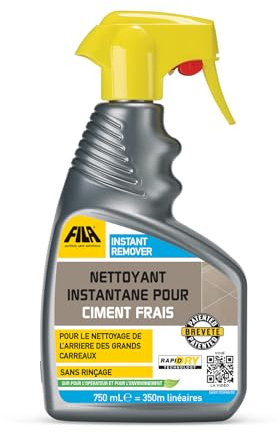 FILA Surface Care Solutions, INSTANT REMOVER, Nettoyant Spray pour l'Élimination du Mortier de Mur Lors de la Pose, Rapide et Efficace sur Mortier en Poudre, Prêt à l'Emploi, 750 ml