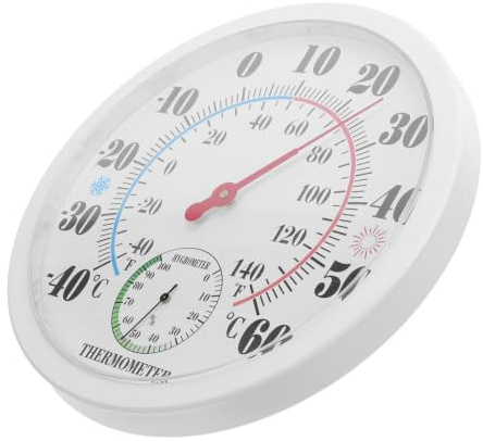 SHERCHPRY Termómetro Digital de Pared para Sauna y Hogar Higrómetro Interior Preciso para Temperatura y Humedad Medidor de Clima para Habitaciones y Salas de Vapor