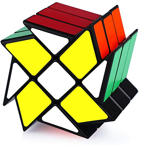 Maomaoyu Fenghuolun Zauberwürfel für Kinder, Speed Würfel 3x3 Schweirig, Zauberwürfel Schwer als Geschenke für Kinder, Jugendliche und Erwachsene (Schwarz)