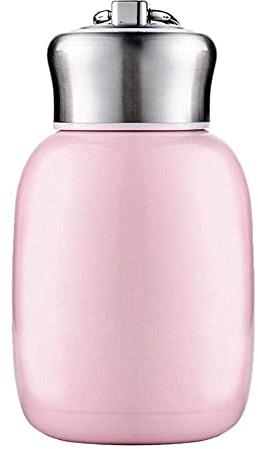 Piccola Borraccia Termica, Sottovuoto per Succhi e Latte, per Mantenere l’acqua Calda o Fredda