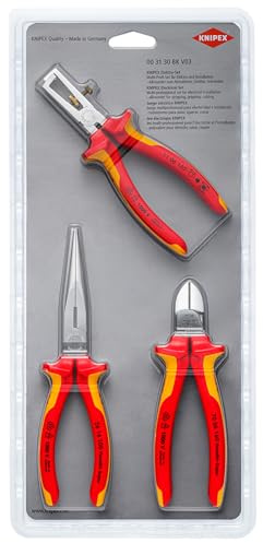 KNIPEX Elektro-Set in Blister, 00 31 30 BK V03