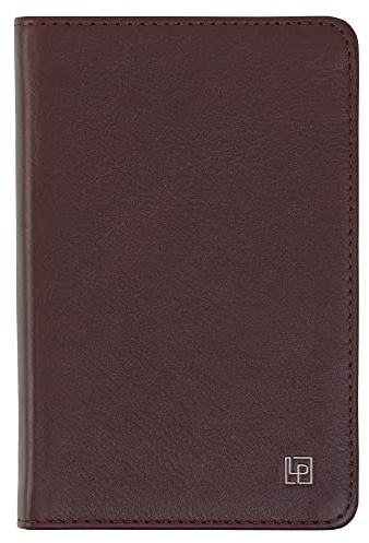 Leatherpress Classic Leather Notebook Writing Journal, Softcover, Narrow Ruled, Table of Contents and Numbered Pages