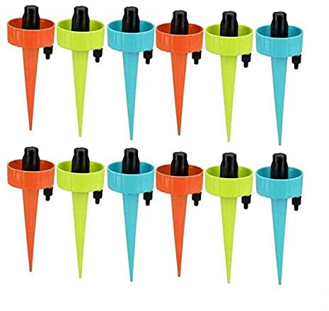 Dispositivos automáticos de riego de plantas, esferas de riego de plantas, 12 piezas, sistema de riego automático creativo de riego por goteo, dispositivo de riego por goteo, artefacto de riego de flo