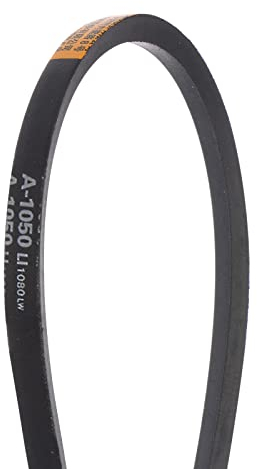 sourcing map A-1050 Trapezoidales Correas Transmisión Correa 1050mm Interior Circunferencia Goma para Potencia Transmisión