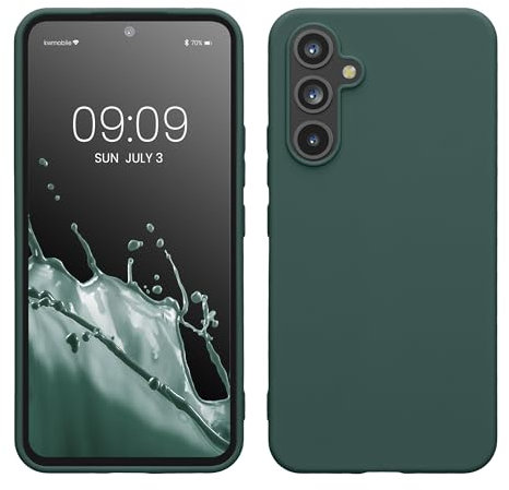 kwmobile Hülle kompatibel mit Samsung Galaxy A54 5G Hülle - TPU Silikon Handyhülle - Schutzhülle stoßabsorbierend flexibel - Case in Blaugrün