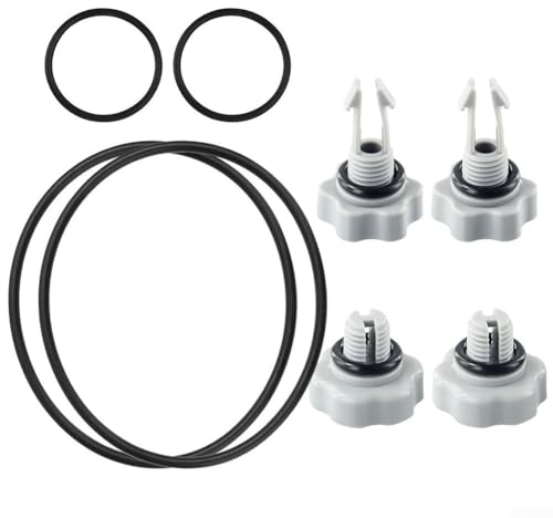 Sand Filter Pump Filter Pump Parts Repair Kit, For Intex Sand Filter Pump Air Valve And O-Ring Compatible, Replacement Parts (10460+10725+10264+10712+11330)