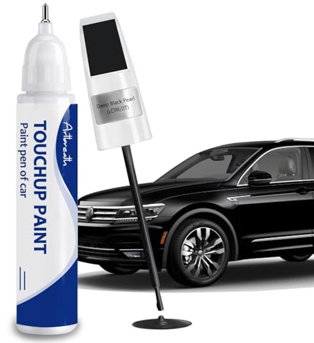 Deep Black Pearl(LC9X/2T) Touch Up Paint for Volkswagen-Exact Match–Chips and Nicks Car Paint Scratch Repair Kit Automotive Paint Pen for Atlas/Beetle/CC/EOS/Golf/GTI/Jetta/Passat/Tiguan