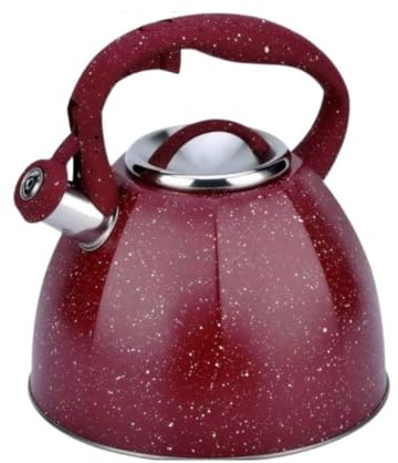 Bollitore da tè a fischio, grande, in acciaio inox, con manico resistente al calore per una rapida ebollizione, perfetto per cucina, amanti del tè e uso quotidiano