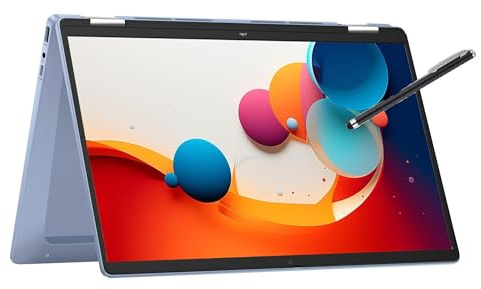 HP 2025 Convertible 2-in-1 Chromebook 14 Touch FHD Intel 4-Core up to 3.40GHz 4GB Ram 64GB Storage 4K Graphics Super-Fast WiFi Chrome OS Pen (Blue)