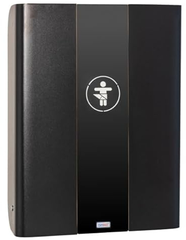 KEMMLIT Wickeltisch Pamplona Anthrazit/Timkid Kawaform midi- klappbar als Wandwickeltisch, Formholz, inkl. Wickelauflage (Anthrazit)