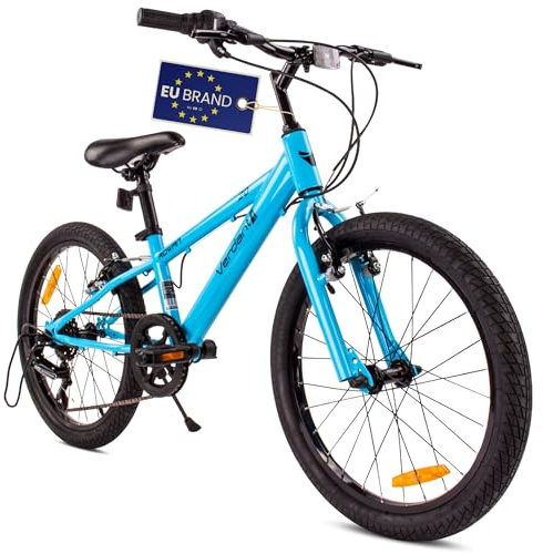 SUN BABY Verdant Bike barncykel 20/24 | För 6–12 år, Shimano-växlar samt justerbar sadel och styre