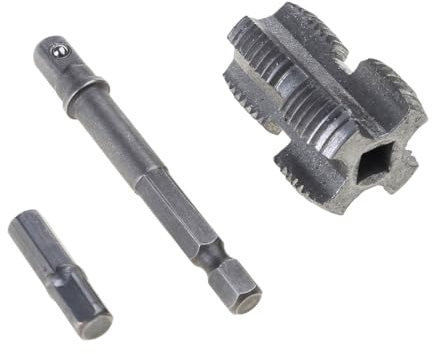 Ksikdeg Easy To Use PVC Pipe Threader for Internal Thread Electric Drill Home Repairs & Installations Various Plumbing