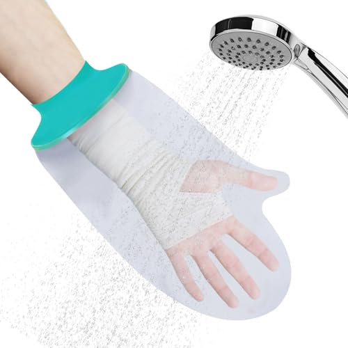 Eophmi Waterproof Hand Protector for Showering Waterproof Hand Cover for Shower Reusable Hand Cast Cover with Wound Care, Surgery Recovery & Injury Protection