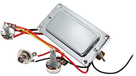 Remingtape förkopplad elektrisk gitarr dubbla spolar humbucker gitarr pickup kabel kit med 500 K potentiometer volym skålar