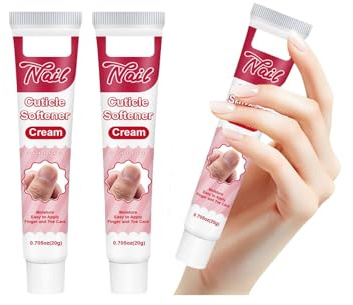Nail & Cuticle Cream Treatment, Hydrating Cuticle Softener, Nail Strengthening Cream for Dry, Damaged Nails & Cuticles, Deep Condition Moisturize Strengthens Nails, Softens Cuticles, 2PCS