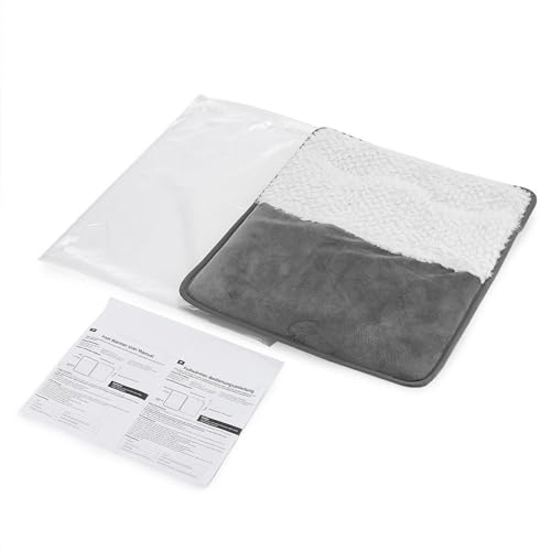 Shaersu Chauffe-pieds électrique USB pour femme, tapis chauffant pour appartement, bureau, dortoir, salon, chambre à coucher, maison, épaule, genou, jambes, mains, femmes et hommes
