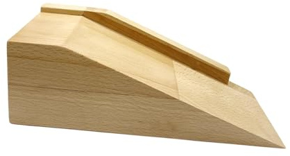 JWQFBC Wooden Mini-Skateboard Ramp, Skatepark Training Accessory, Wooden Obstacles for Mini-Skateboards, Original Mini-Skateboard Toy, Style A