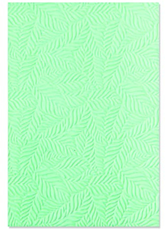 Sizzix Embossing Folder Leaf Pattern, 3-D Textured Impressions-Patrón de Hojas de Carpeta en Relieve, 665357, Papel, Multicolor, One Size