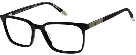 O'Neill Brille mit Sehstärke für Herren optional mit Sonnenbrillentönung oder Blaulichtfilter, Quadratisch, gefertigt aus Acetat, Modell: ONB-4010-104 (inklusive Brillenetui)