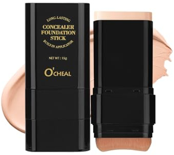 O'CHEAL Cara fundación línea de nivel piso duradero ligero blanqueamiento piso mancha contorno cara corrector belleza maquillaje 15g 02#natural