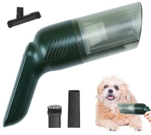 Aspirapolvere elettrico per cani – Spazzola elettrica per animali domestici, multifunzionale per la toelettatura degli animali domestici, per la rimozione dei pelucchi di piccoli animali, per uso