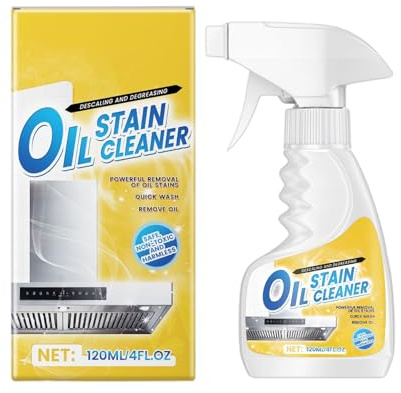 Nudorpn Limpiador de cocina en espray | Solución de limpieza de 120 mililitros, spray de limpieza para grasa pesada, para cocina, baño, fregadero, horno, vitrocerámica, parrilla, encimeras, azulejos