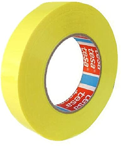 Tesa 4289 Strapping-Klebeband Felgenband Umreifungsband für Fahrradfelge Tubeless Länge 66m, Breite von 6-50mm (19mm x 66m)