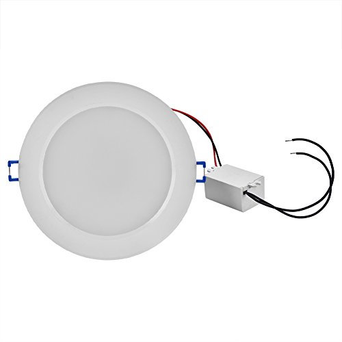 Kuuleyn Ceiling Light Bulb, Dimmable Rgb Ring Modes Recessed Led Panel Lamp Aluminum Alloy & Pc Ceiling Down Light Bulb with Remote Controller for Living Room Bathroom(10W)