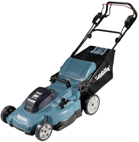 Makita DLM539PT2 - Cortacésped con batería (2 baterías y Cargador, 18 V, 5,0 Ah, 2 baterías y Cargador)