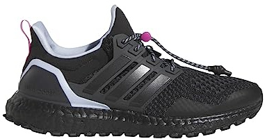 adidas Women's Ultraboost 1.0 Sustain Sneaker, Core Black/Carbon/Blue Dawn, 6 UK